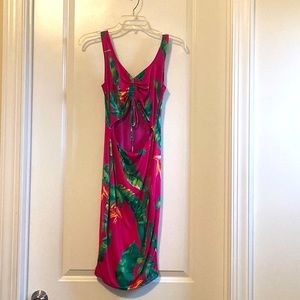 Ruched Cut Out Dress